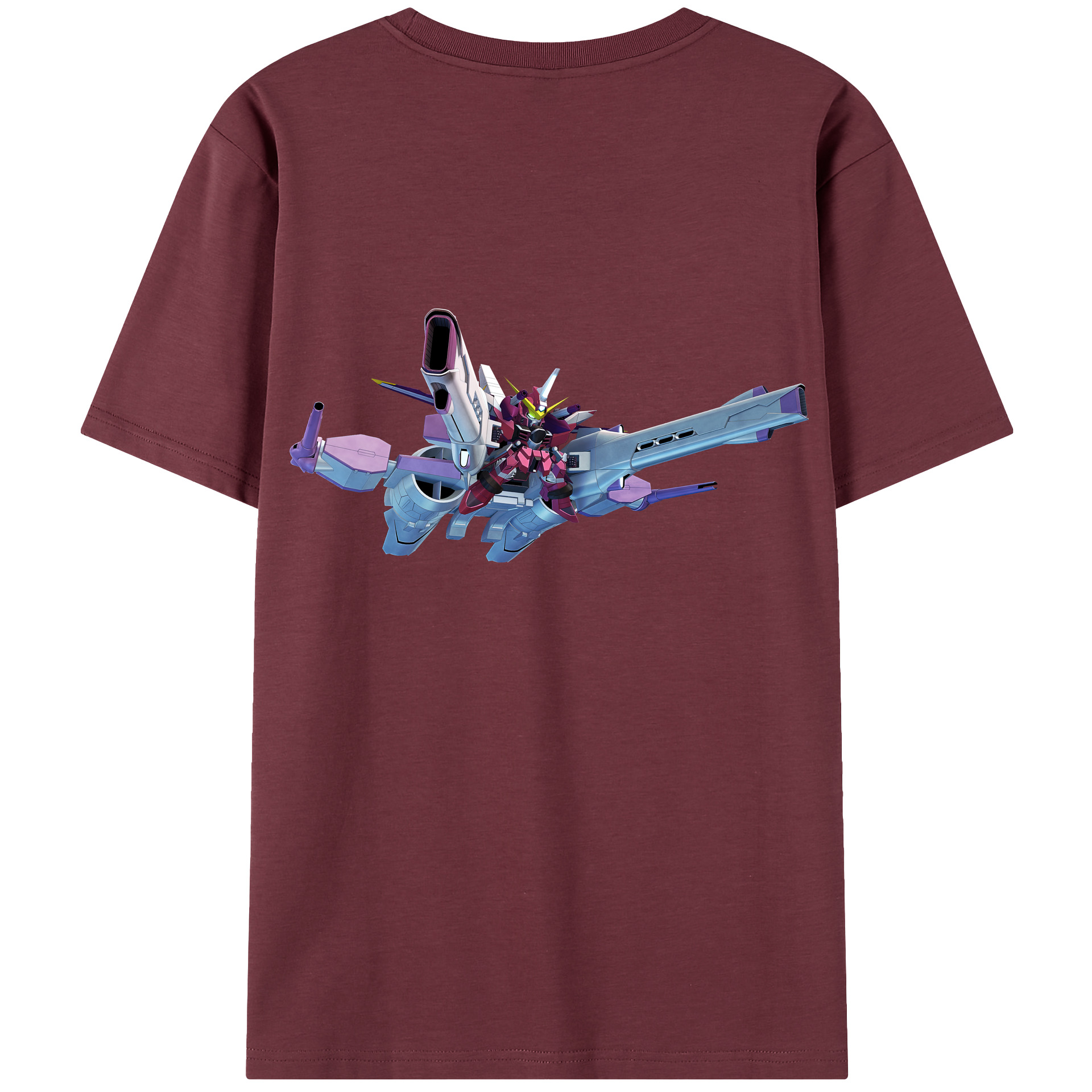 （画像用） 機動戦士ガンダム Mobile Suit Gundam 綿100％半袖Tシャツ（背面プリント）
